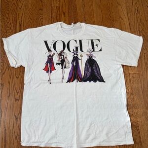 VOGUE Disney Villains Graphic Tee – White | XL